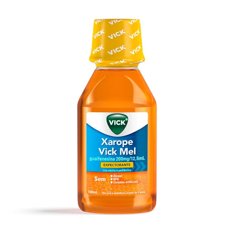 Expectorante 200mg/12,5ml Mel Vick Frasco 100ml Xarope
