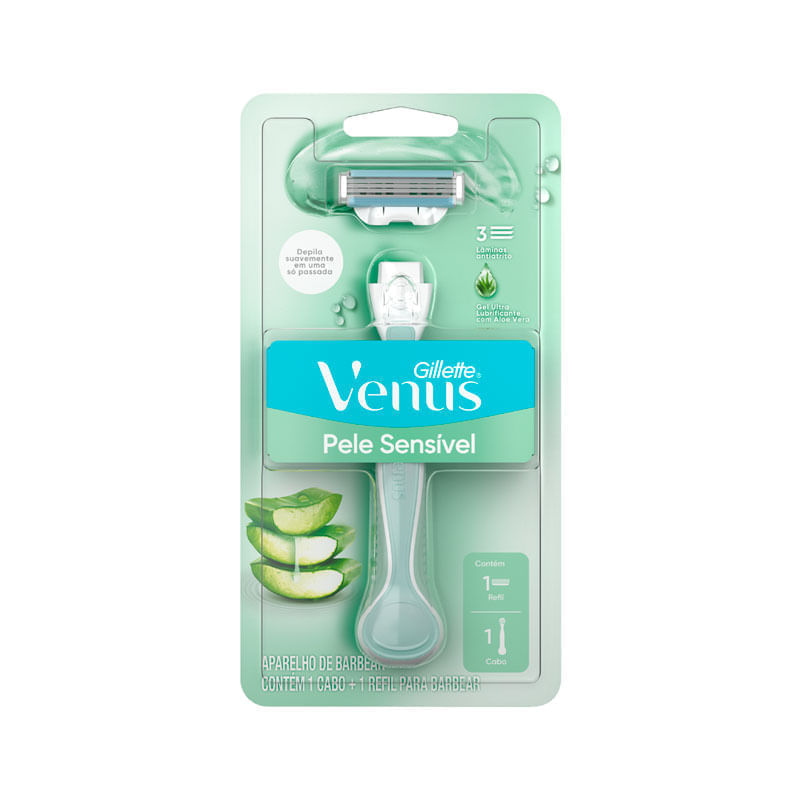 Aparelho Depilatorio Pele Sensivel Venus Com 1