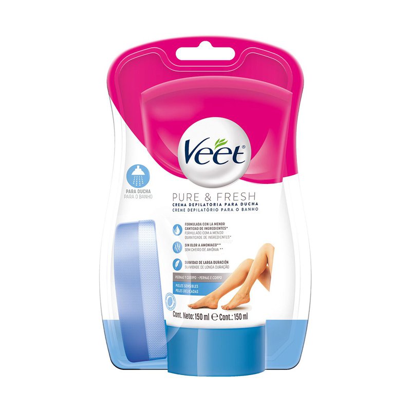 Creme Depilatorio Banho Veet Pele Sensivel 150ml