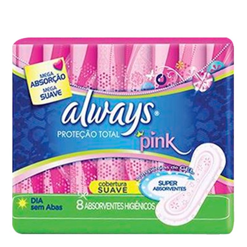 Absorvente Always Suave Maxi Prot 8 un