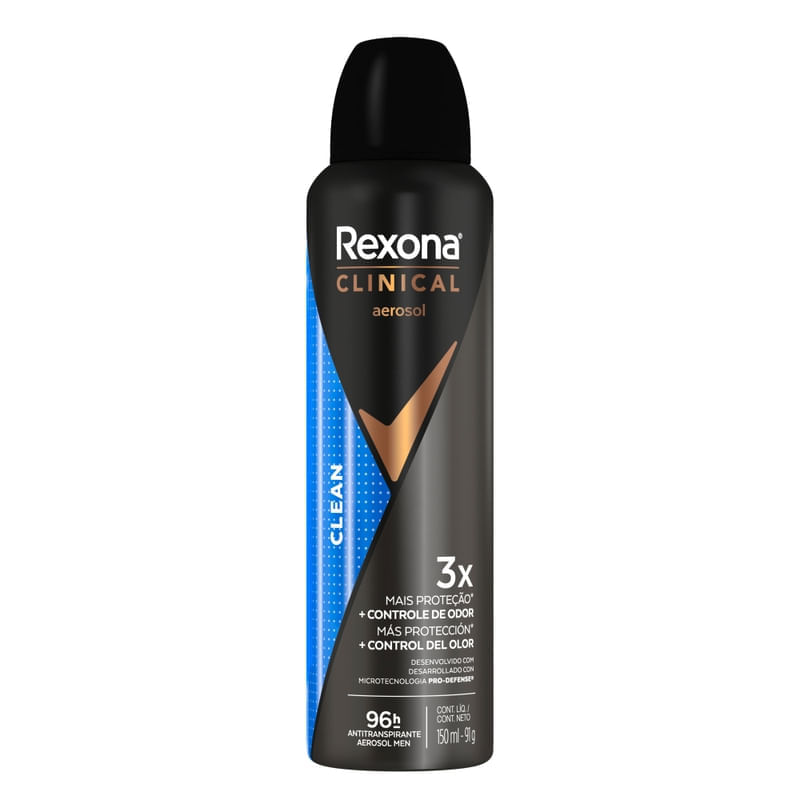 Rexona Clinical Aerossol Men Clean 150ml