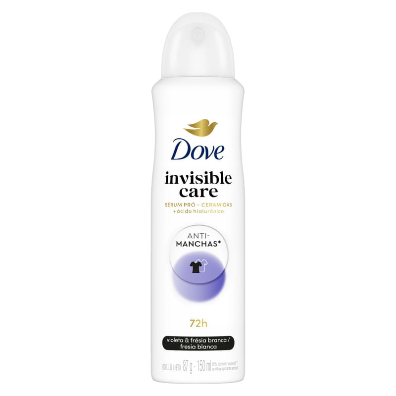 Dove Aerossol Feminino Inv Dry 150ml