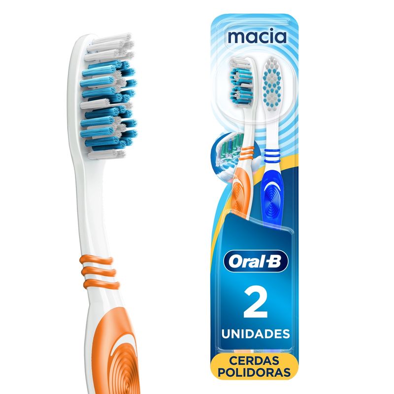 Escova Dental Oralb Clean Complete N40 Macia Com 2 Unidades