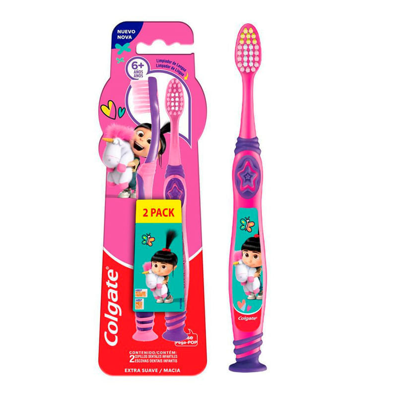 Escova Dental Colgate Agnes 6+ Anos Com 2 Unidades