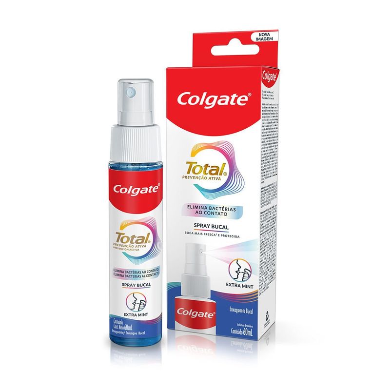 Enxaguante Bucal Colgate Spray Total 12 60ml
