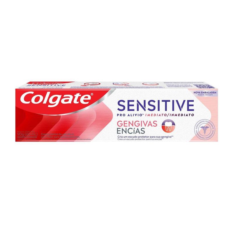 Creme Dental Colgate Sensitive Pro Alivio Imediato Gengivas 90g