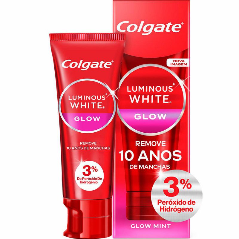 Creme Dental Glow Mint Colgate Luminous White 70g
