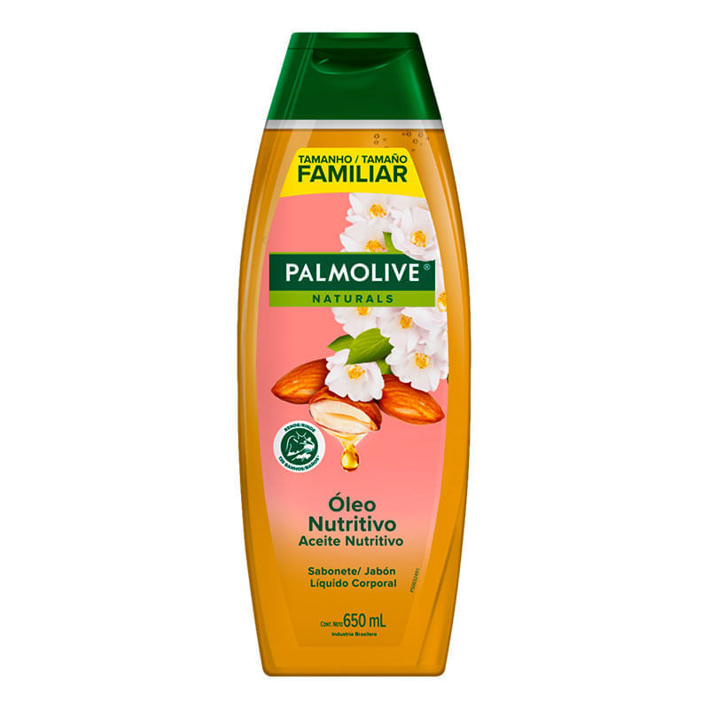 Sabonete Liquido Camelia E Oleo De Amendoas Palmolive Naturals Oleo Nutritivo Frasco 650ml Tamanho Familia