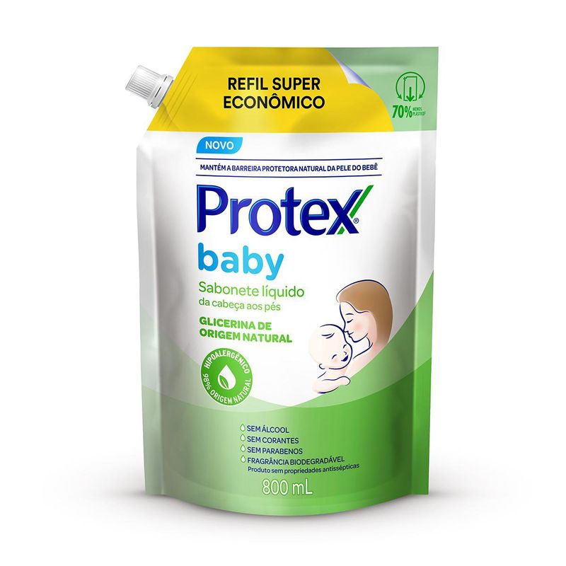 Sabonete Liquido Protex Baby Glicerina Refil 800ml