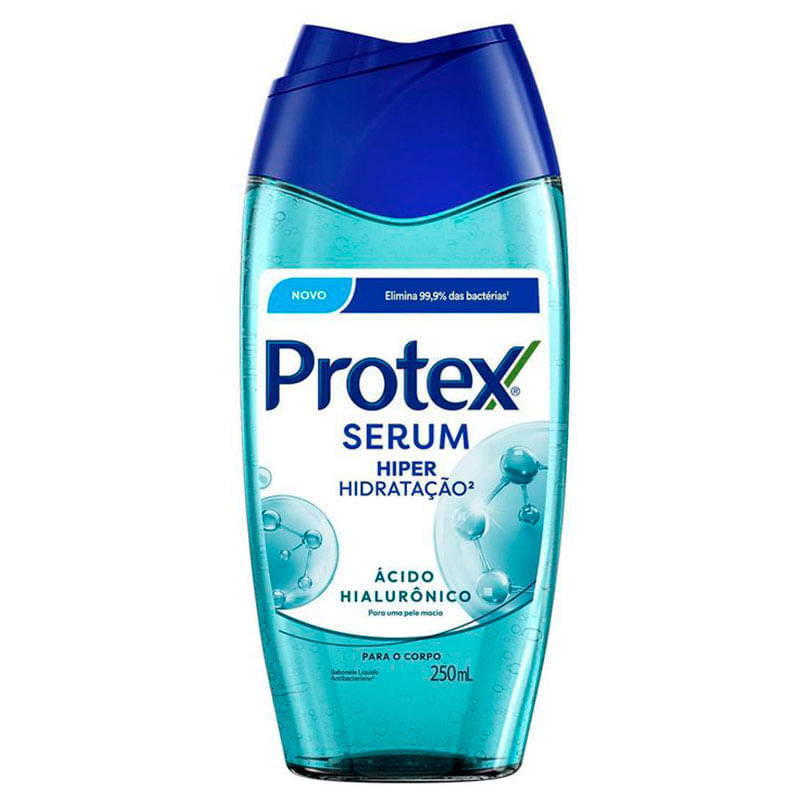 Sabonete Liquido Antibacteriano Protex Serum Acido Hialuronico Frasco 250ml