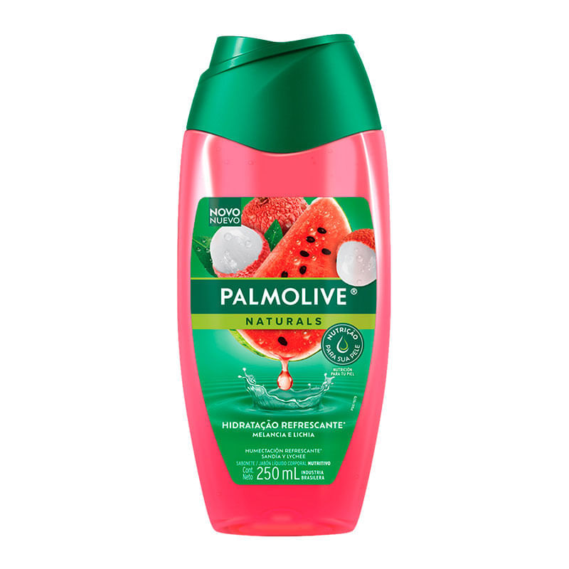 Sabonete Liquido Nutritivo Melancia E Lichia Palmolive Naturals Frasco 250ml