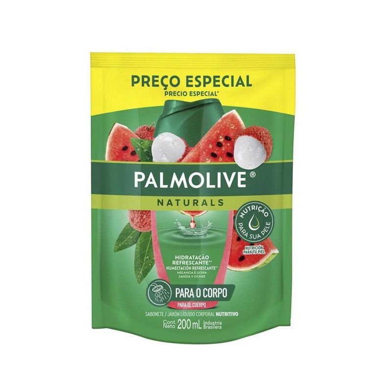 Sabonete Liquido Palmolive Melancia E Lichia Refil 200ml