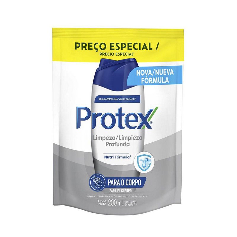 Sabonete Liquido Protex Limpeza Profunda Refil 200ml