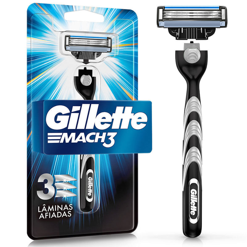 Aparelho De Barbear Gillette Mach3 Com Carga