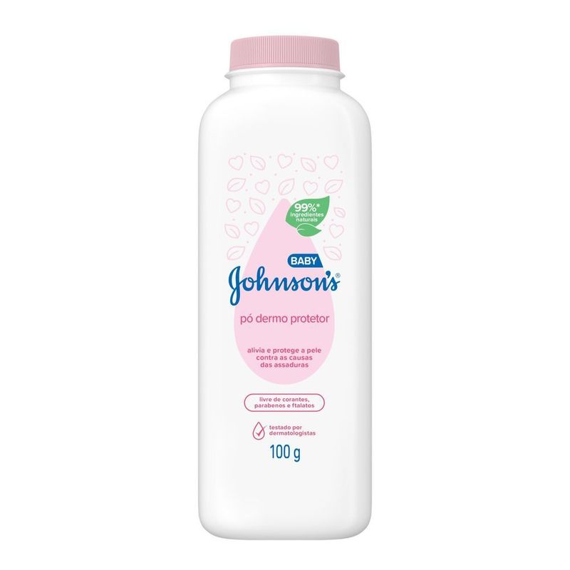 Talco J&J Baby Po Dermo Protetor 100g
