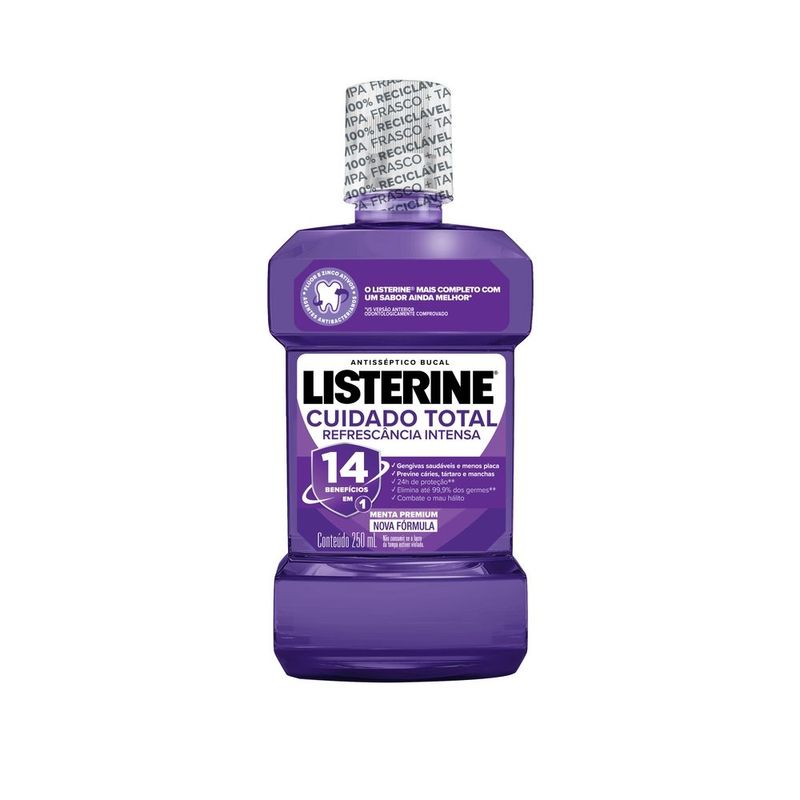 Listerine Antisséptico Cuidado Total 250ml