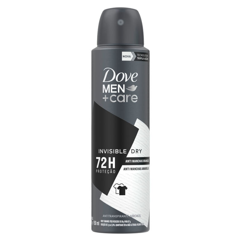 Dove Men Aerossol Invisible Dry 89g