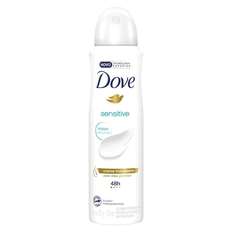 Dove Aerossol Feminino Sensitive 150ml