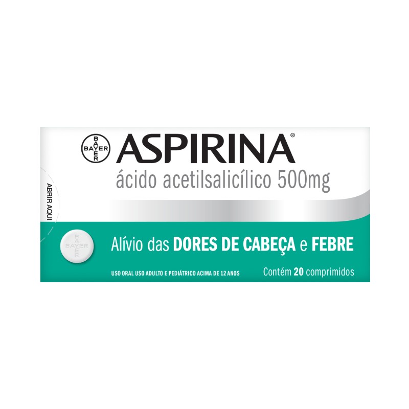 Aspirina 500mg c/20 Comprimidos