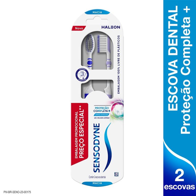 Escova Dental Sensodyne Protecao Completa 2 Unidades