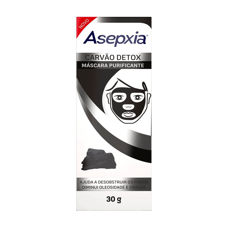 Mascara Facial Purificante Carvao Detox 30g