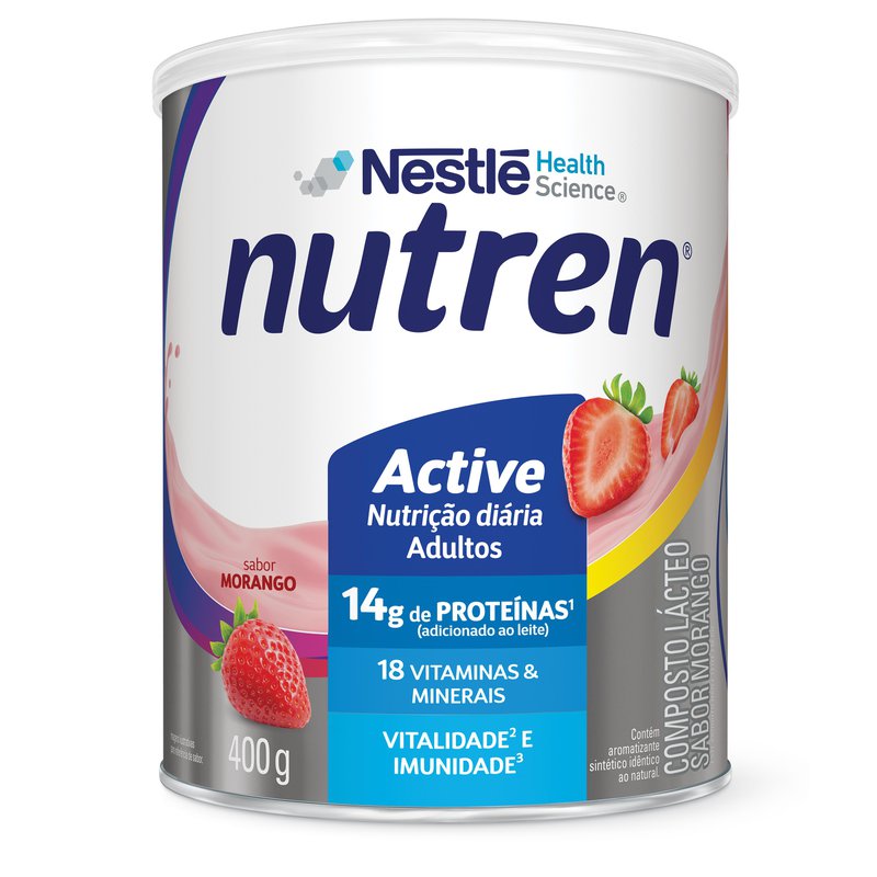Nutren Active Pó Morango 400g