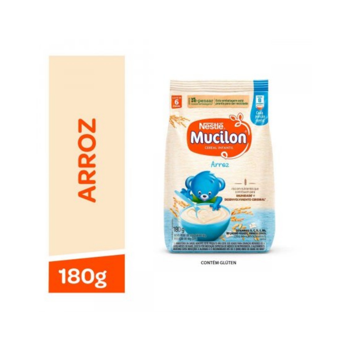 Mucilon Arroz Sachet 180g