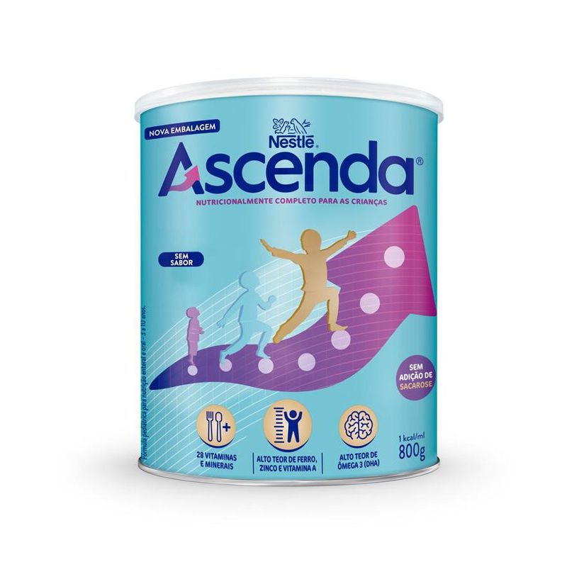 Ascenda Complete Sem Sabor 800g