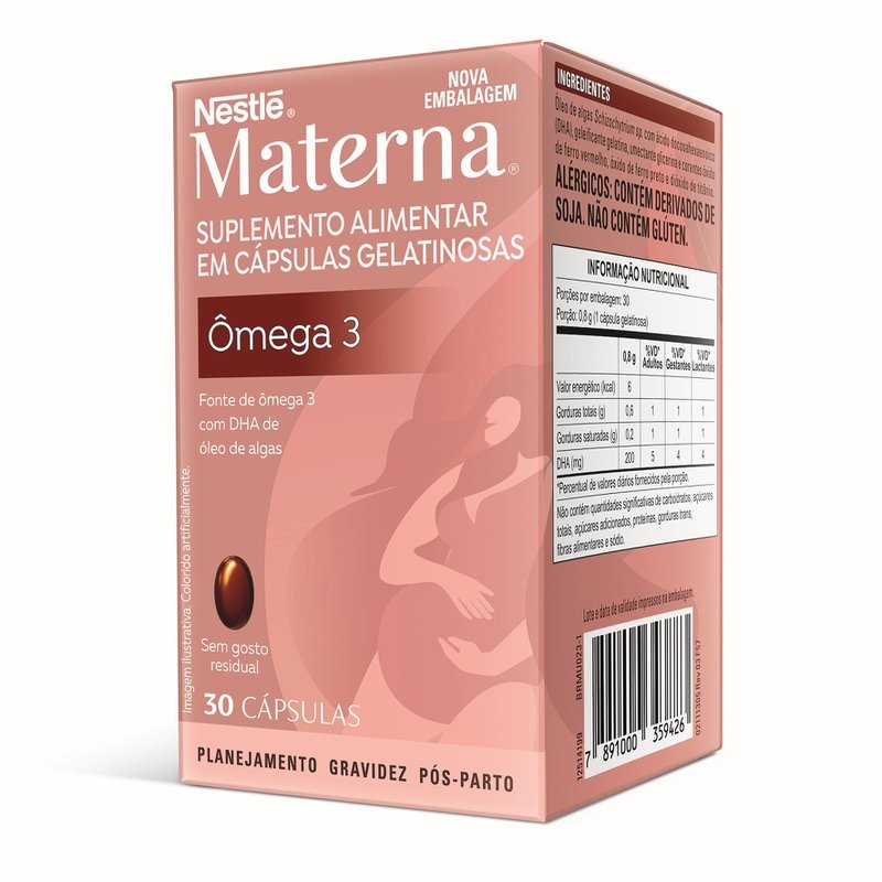 Materna Omega Dha c/30 Capsulas