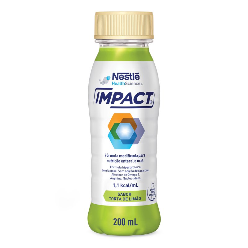 Formula Hiperproteica Modificada Para Nutricao Enteral E Oral Torta De Limao Zero Lactose Impact Caixa 200ml