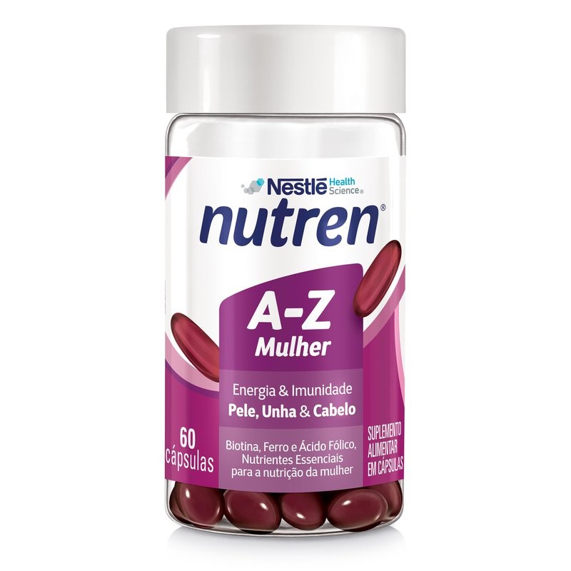 Nutren Senior Az Mulher Suplemento Alimentar Nestle 60 Caps