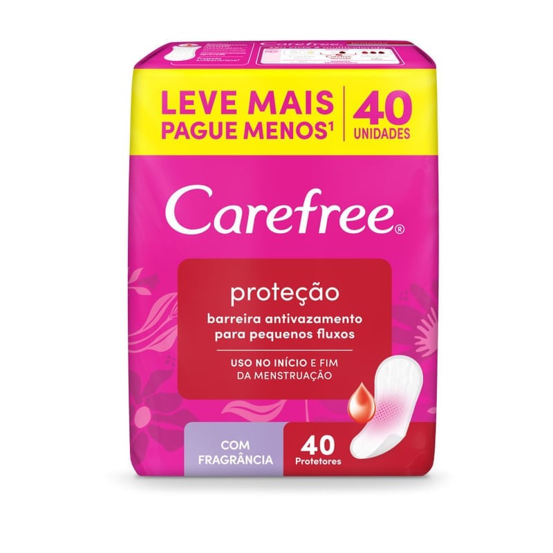 Protetor Diário Carefree Original C/40 un