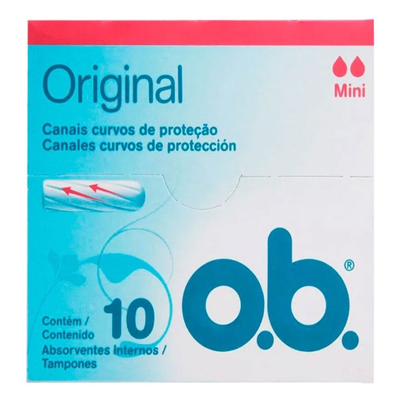 Absorvente OB Lv10 Pg8 Mini