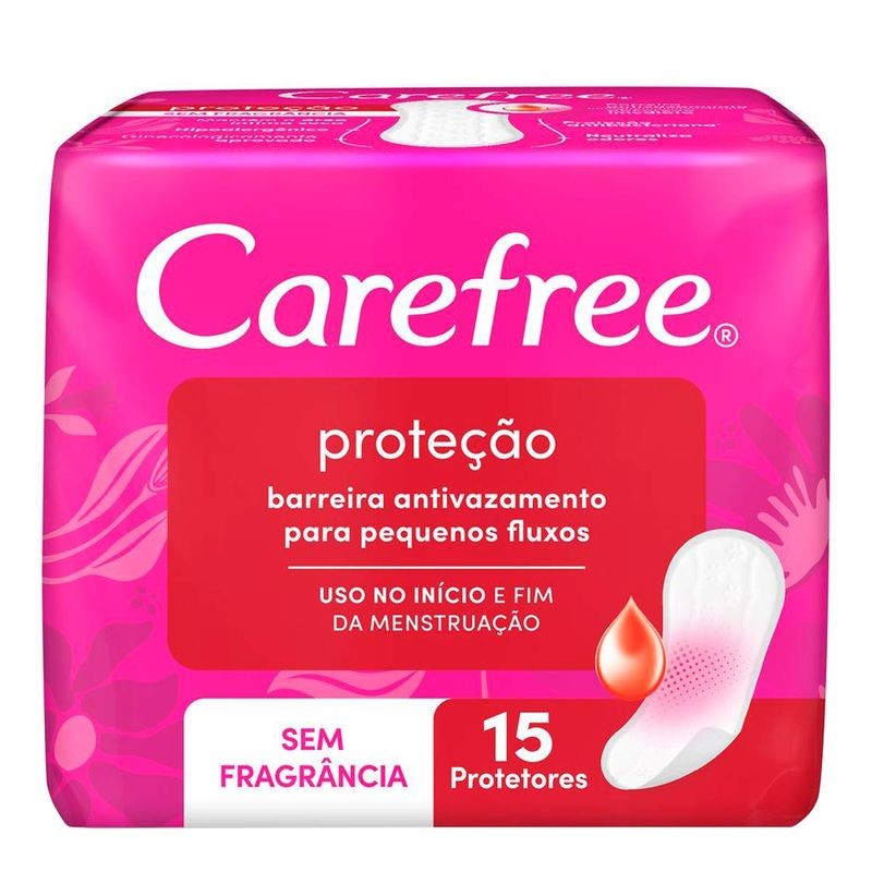 Protetor Diário Flexi Carefree Neutr sem Perfume 15 un