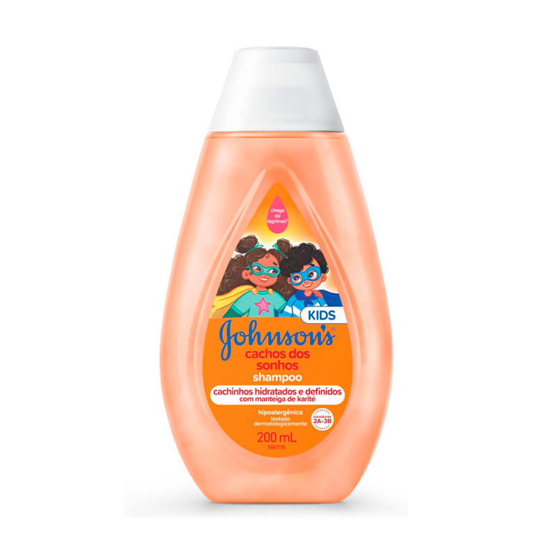Shampoo J&J Baby Cachos Dos Sonhos 200ml
