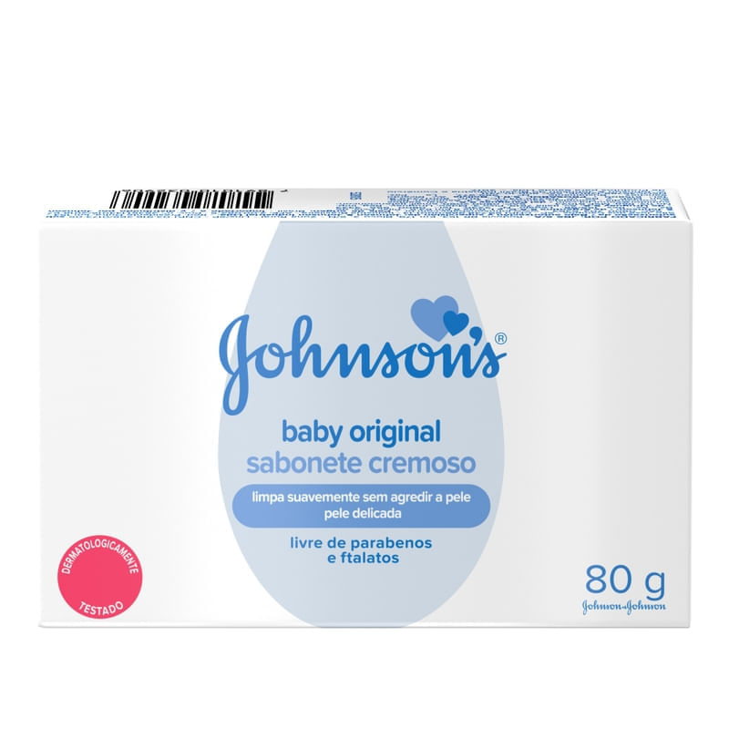 Sabonete Em Barra Infantil Johnson's Baby Original 80g