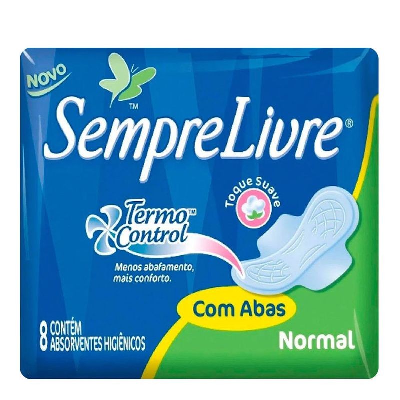 Absorvente S Livre Suave com Abas