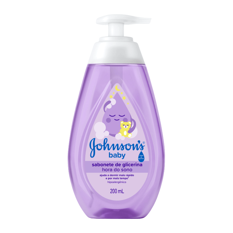 Sabonete Liquido Da Cabeça Aos Pes Johnson's Baby Hora Do Sono Frasco 200ml