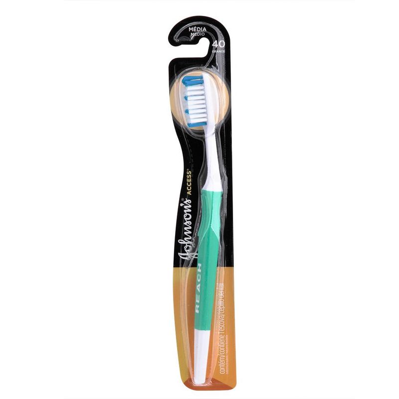Escova Dental Johnson'S Access Reach Media Tamanho 40 Grande
