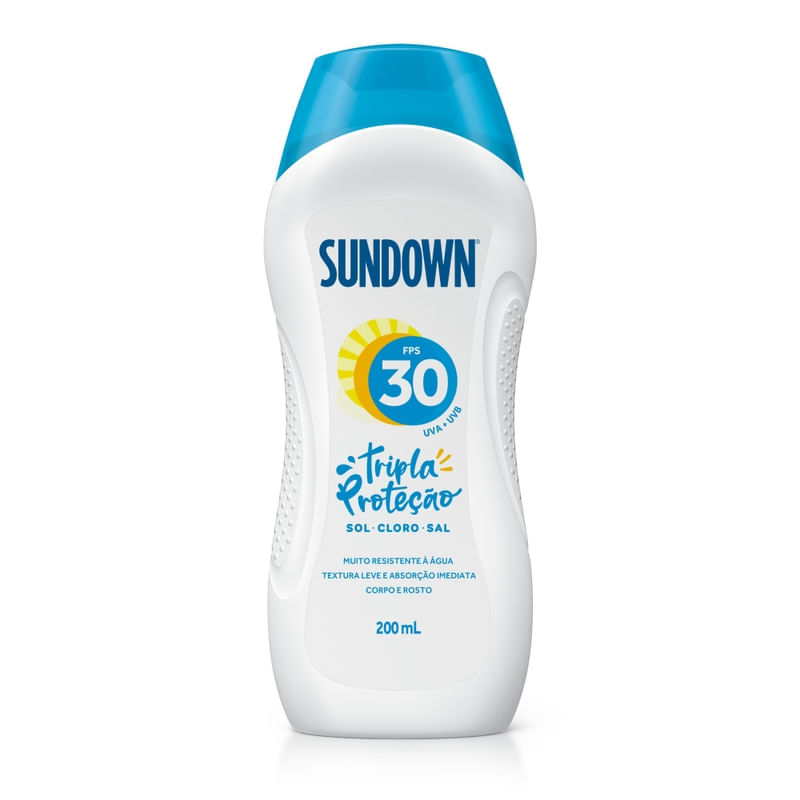 Protetor Solar Sundown Creme Fps30 200ml