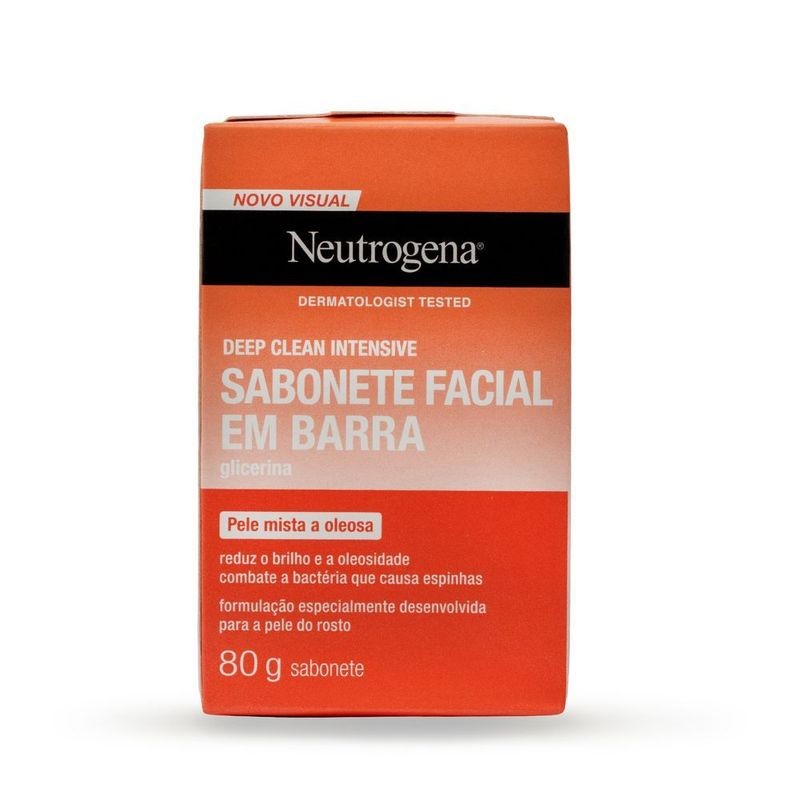 Neutrogena Sabonete Barra Facial Deep Clean 80g