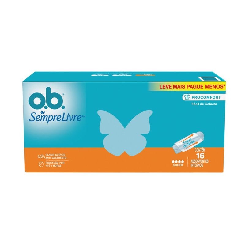 Absorvente OB Interno Comfort Super 16 Un-demais Prod