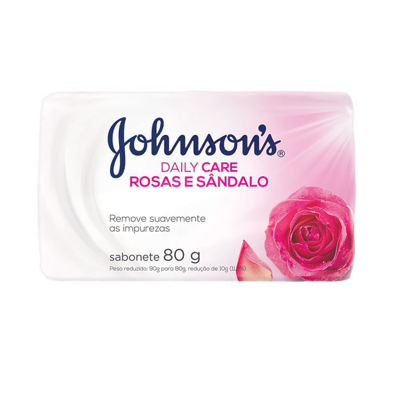 Sabonete J&J Rosas E Sandalo 80g