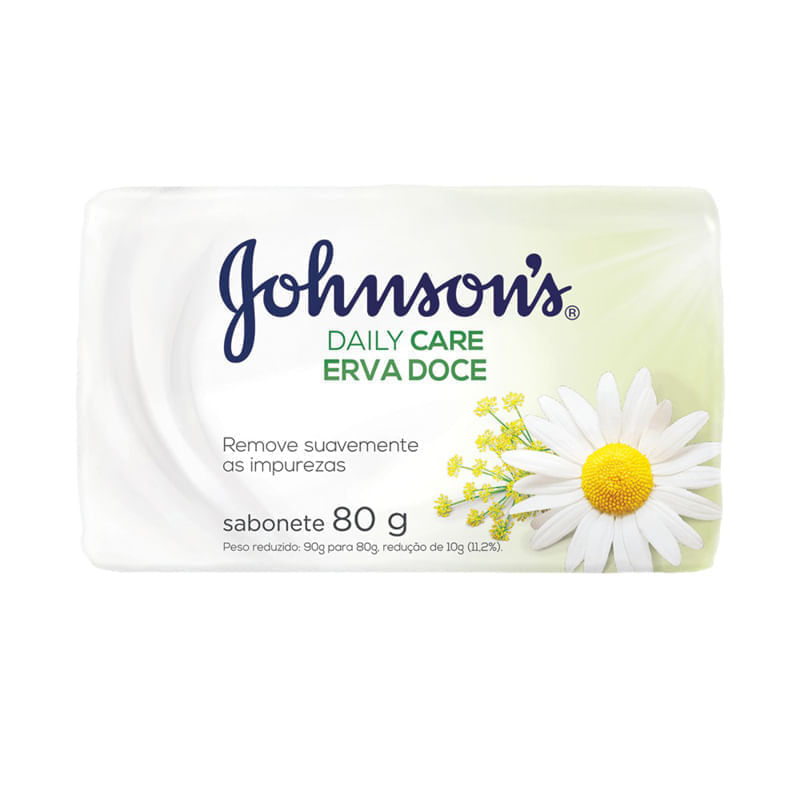 Sabonete J&J Erva Doce 80g
