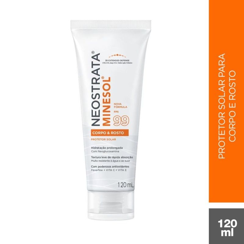 Protetor Solar Neostrata Minesol Antioxidante Fps99 120ml