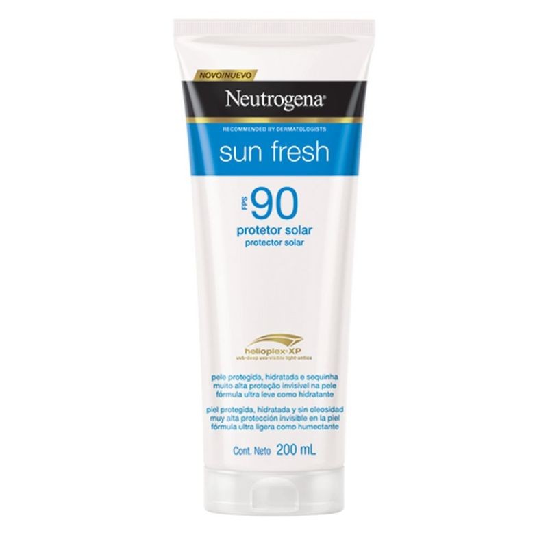 Protetor Solar Neutrogena Sun Fresh Facial E Corporal Fps90 200ml
