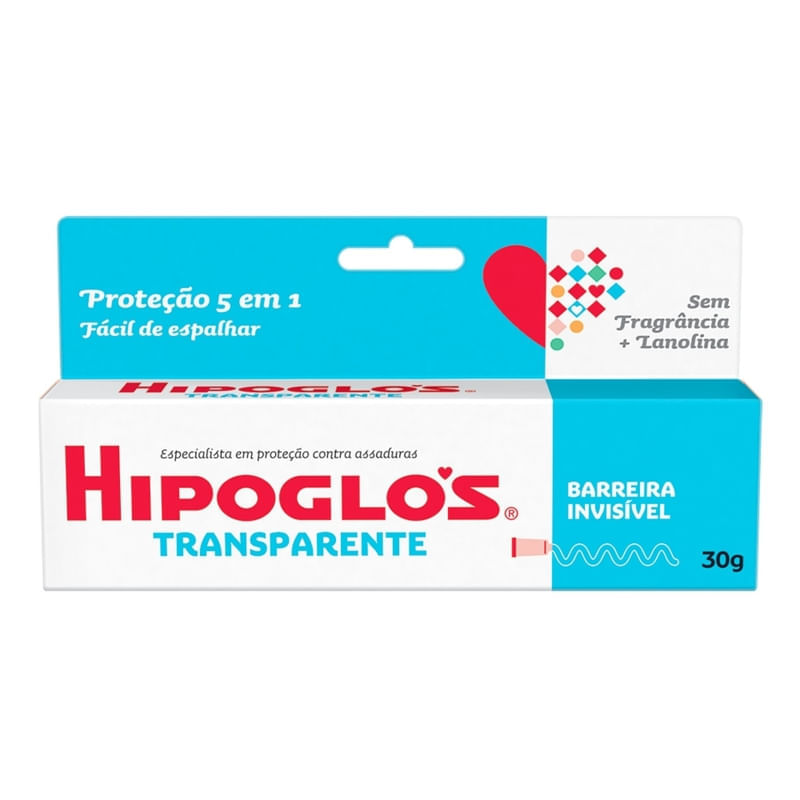 Hipoglos Creme Assadura Transparente 30g
