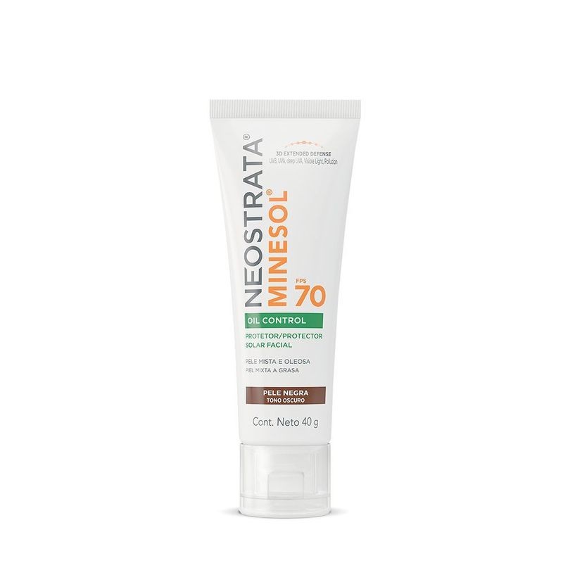 Protetor Solar Neostrata Minesol Oil Pele Negra Fps70 40g