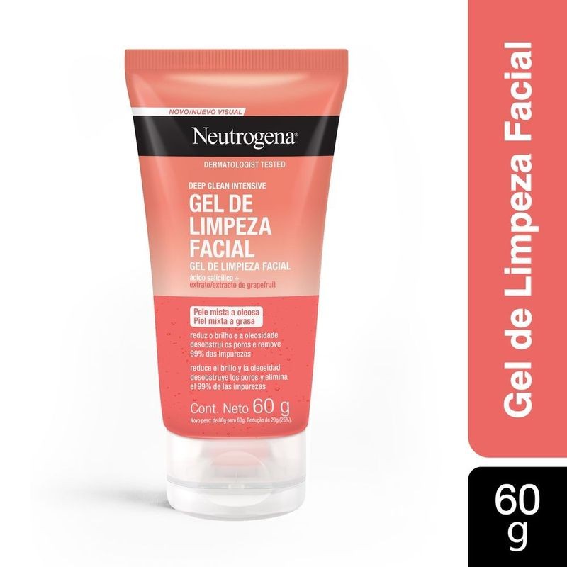 Neutrogena Gel Limpeza Facial Grapefruit 60g
