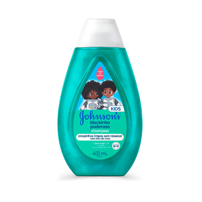 Shampoo J&J Baby Blackinho Poder 400ml